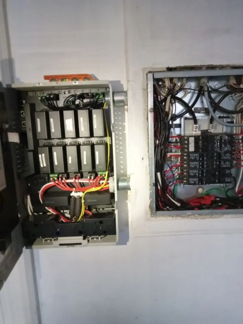 Electrical panel upgrade completed for Security Camera Wiring in Rio Linda